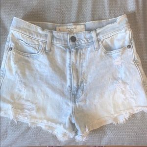Size 4 Abercrombie&Fitch High Waisted Jean Shorts